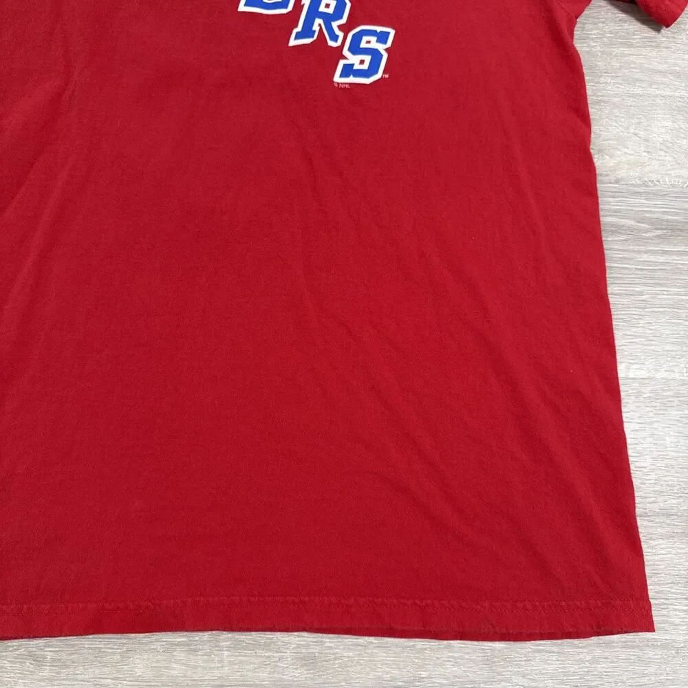 Dan Girardi Shirt New York Rangers NHL Reebok Men’s Red XL 100% Cotton